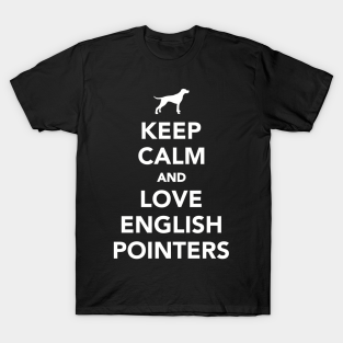 english pointer t shirts